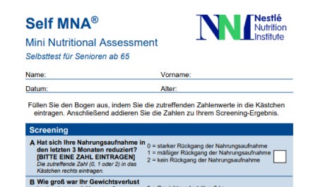 Mini Nutritional Assesment